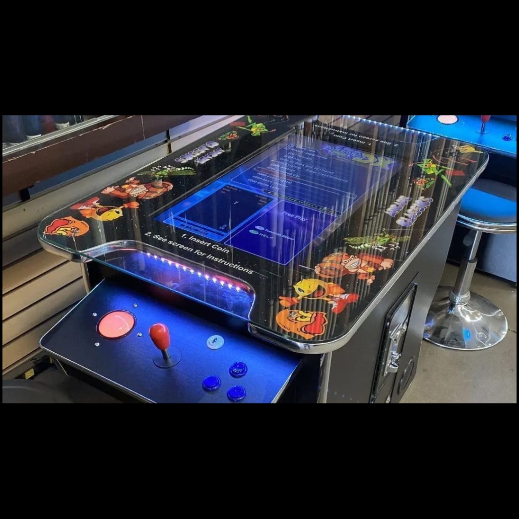 New 2 Sided 26 Screen Cocktail Arcade with 516 Games and Trackball!